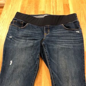 old navy maternity 16 short rockstar jeans